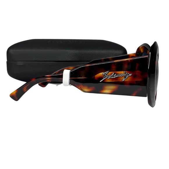 Havana Balenciaga Sunglasses Havana Brown Authentic Guaranteed Brand New - Picture 3 of 5